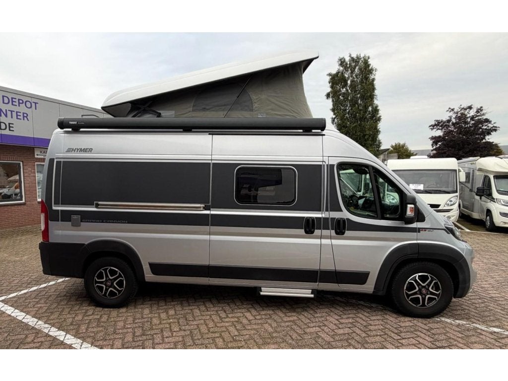 Hymer Grand Canyon 600 Hefdak 4 Slaappl. NLcamper AUT T9, Automaat, Ringverwarming, Fiat, Bedrijf