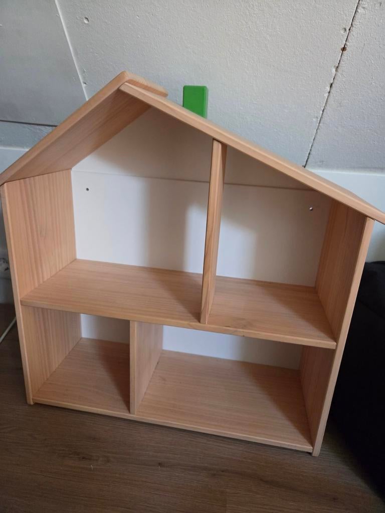 Ikea Houten poppenhuis met meubels, Kinderen en Baby's, Speelgoed | Poppenhuizen, Ophalen, Zo goed als nieuw, Poppenhuis