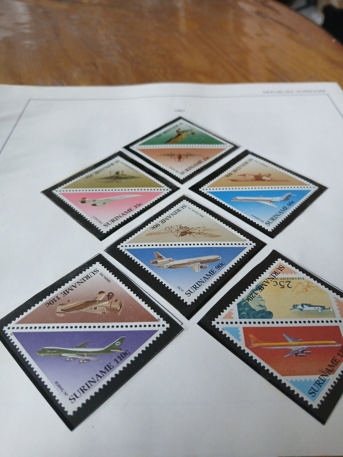 Suriname serie uit 1987 catnr 549/60, Ophalen of Verzenden