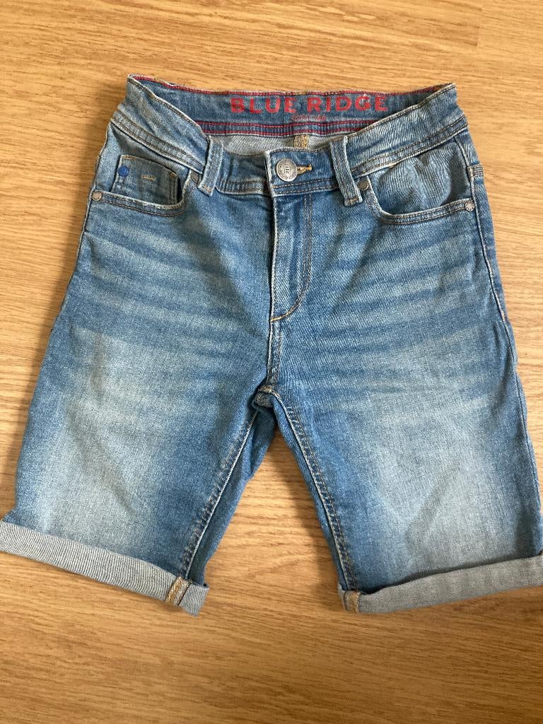 korte broek slim 146 jeans blue ridge, Kinderen en Baby's, Kinderkleding | Maat 146, Broek, Gebruikt, Ophalen of Verzenden, Blue Ridge