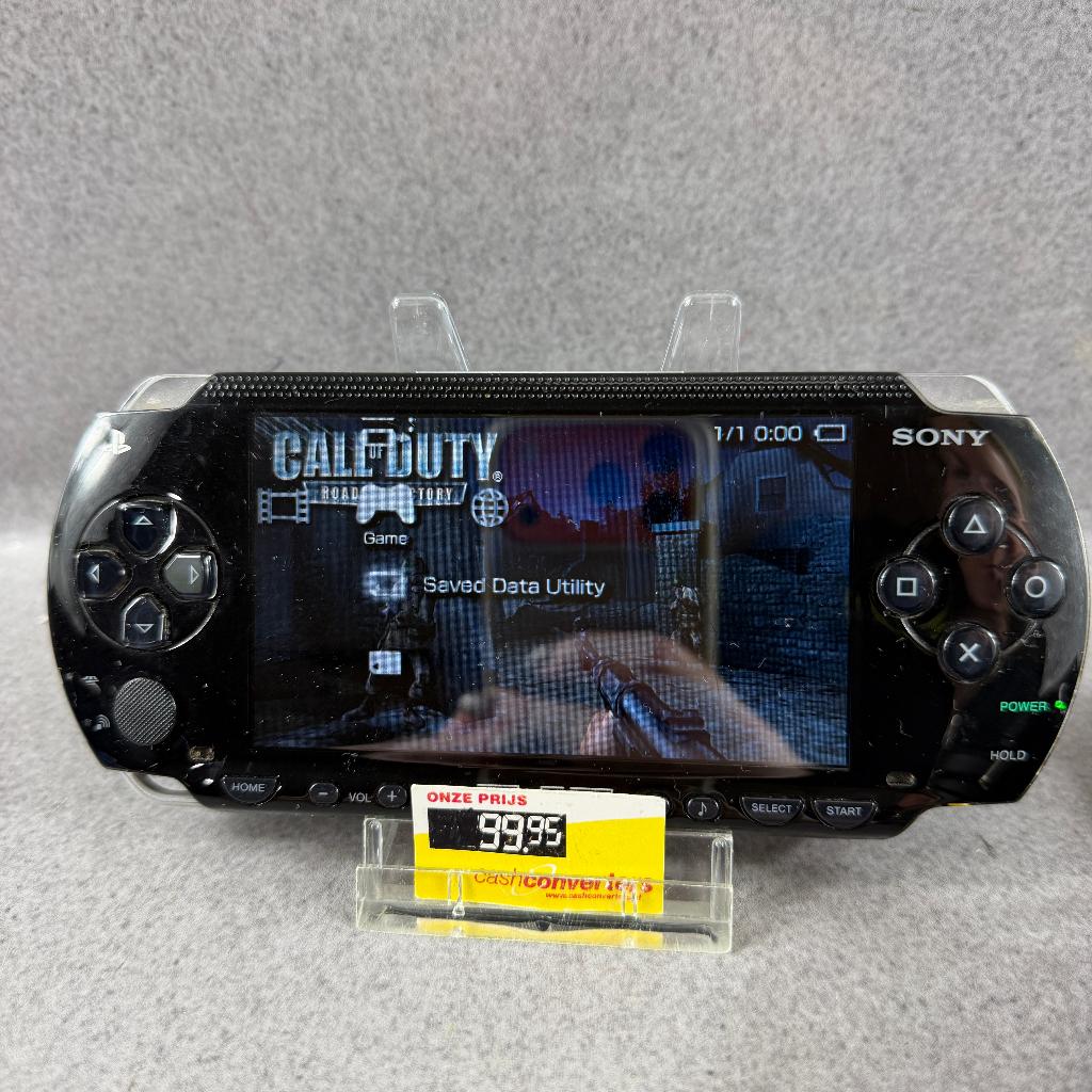 Sony PSP Gameconsole | met adapter | SALE | 404704, Spelcomputers en Games, Ophalen of Verzenden, Gebruikt, Zwart, PSP