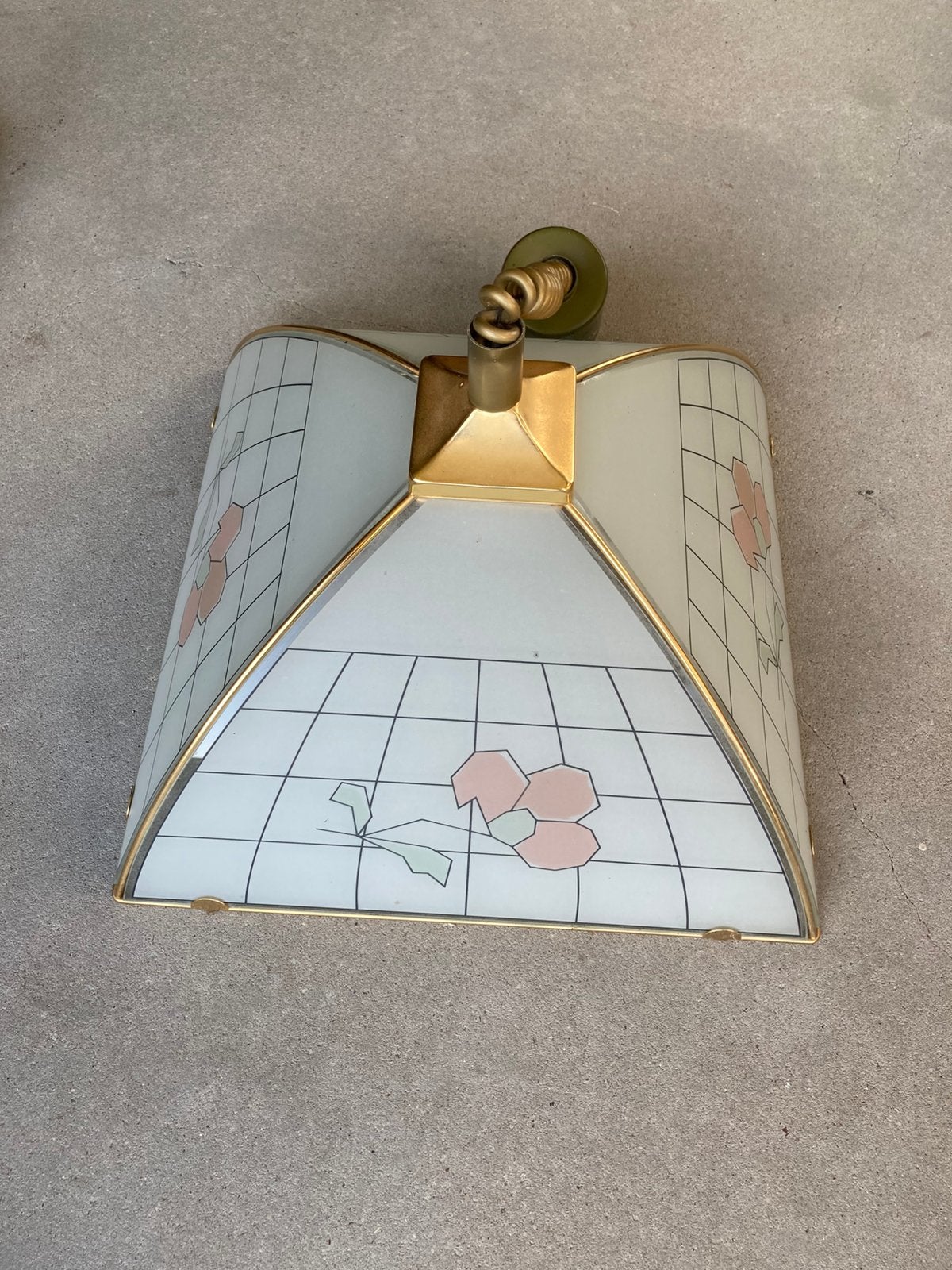 Hanglamp, Huis en Inrichting, Lampen | Hanglampen, Ophalen of Verzenden, Zo goed als nieuw, Glas, E27 (groot)