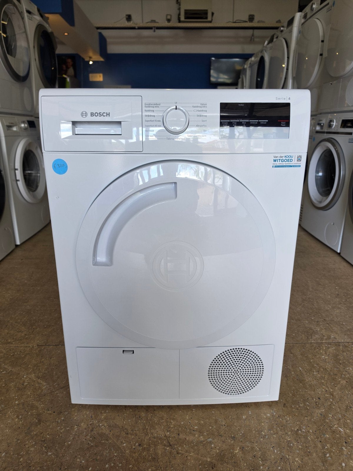 Bosch Serie 4 condensdroger | 8 kilo | Gratis thuisbezorgd ✅, Bosch, Jirnsum, Anti-kreukfase, 8 tot 10 kg