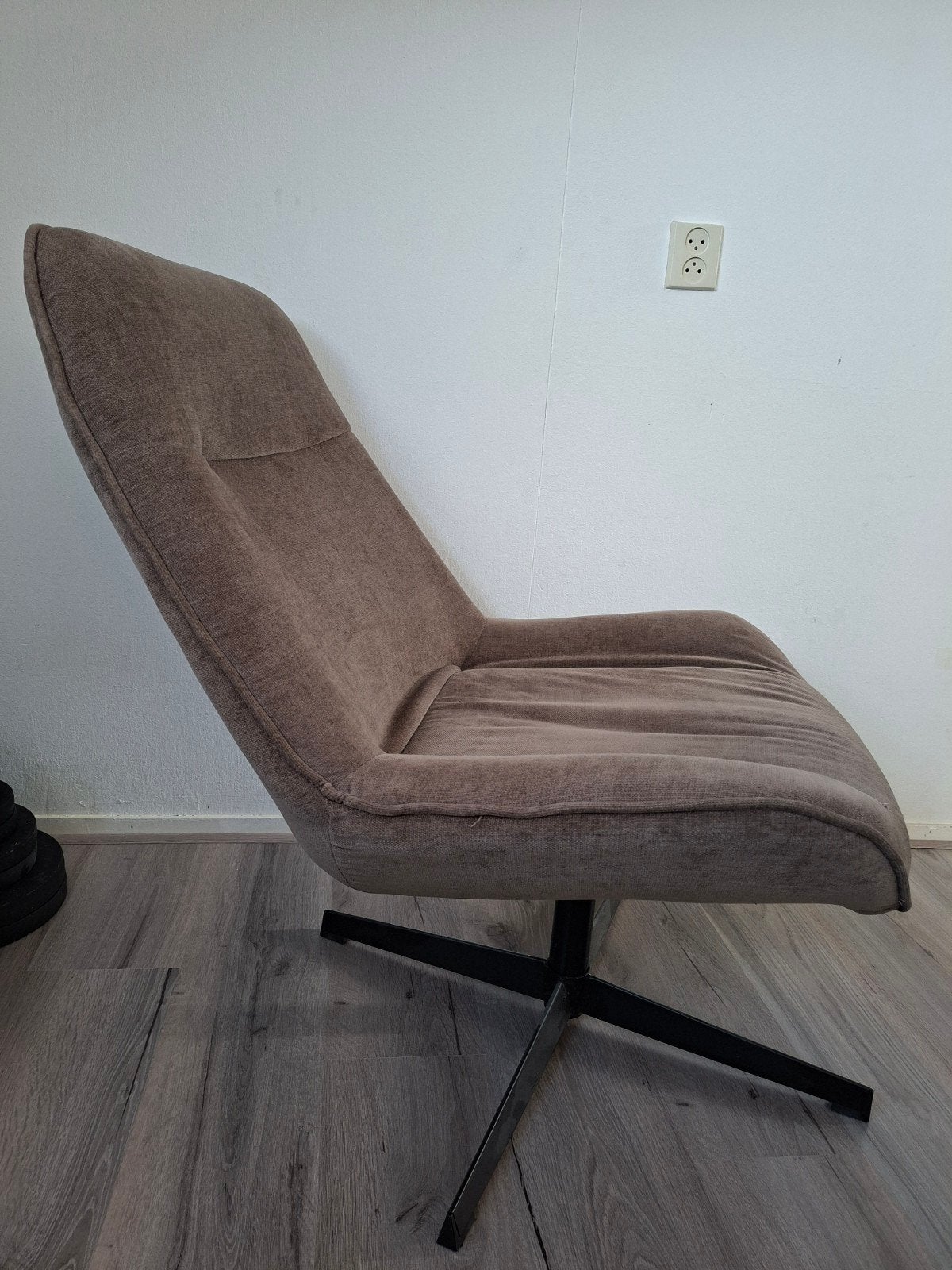 Stoel / fauteuil taupe