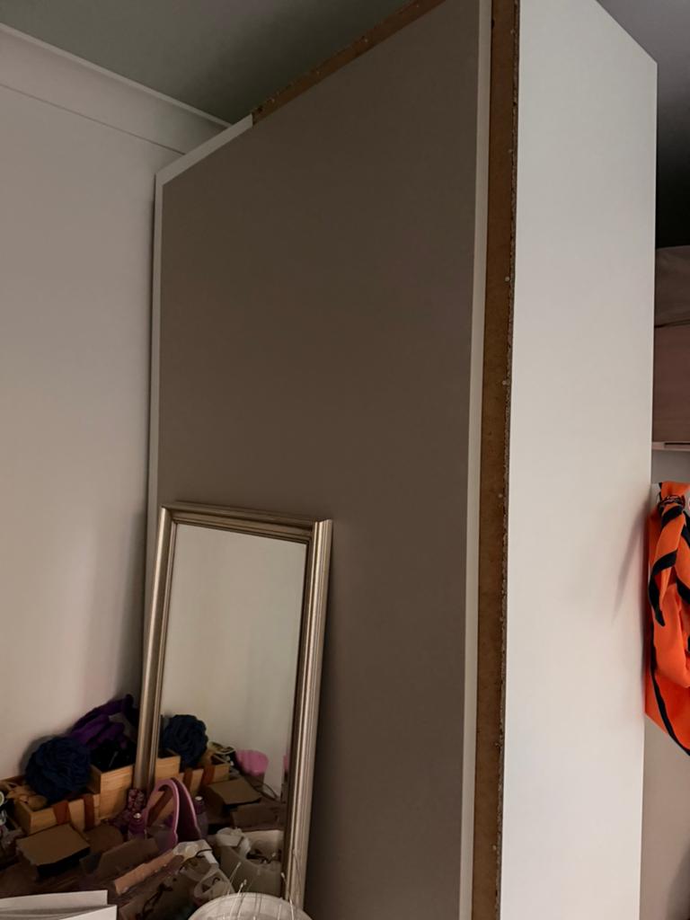1x Ikea Hasvik deur 75x236 | nieuw I grijsbeige, Ophalen, 50 tot 100 cm, Zo goed als nieuw, Minder dan 100 cm