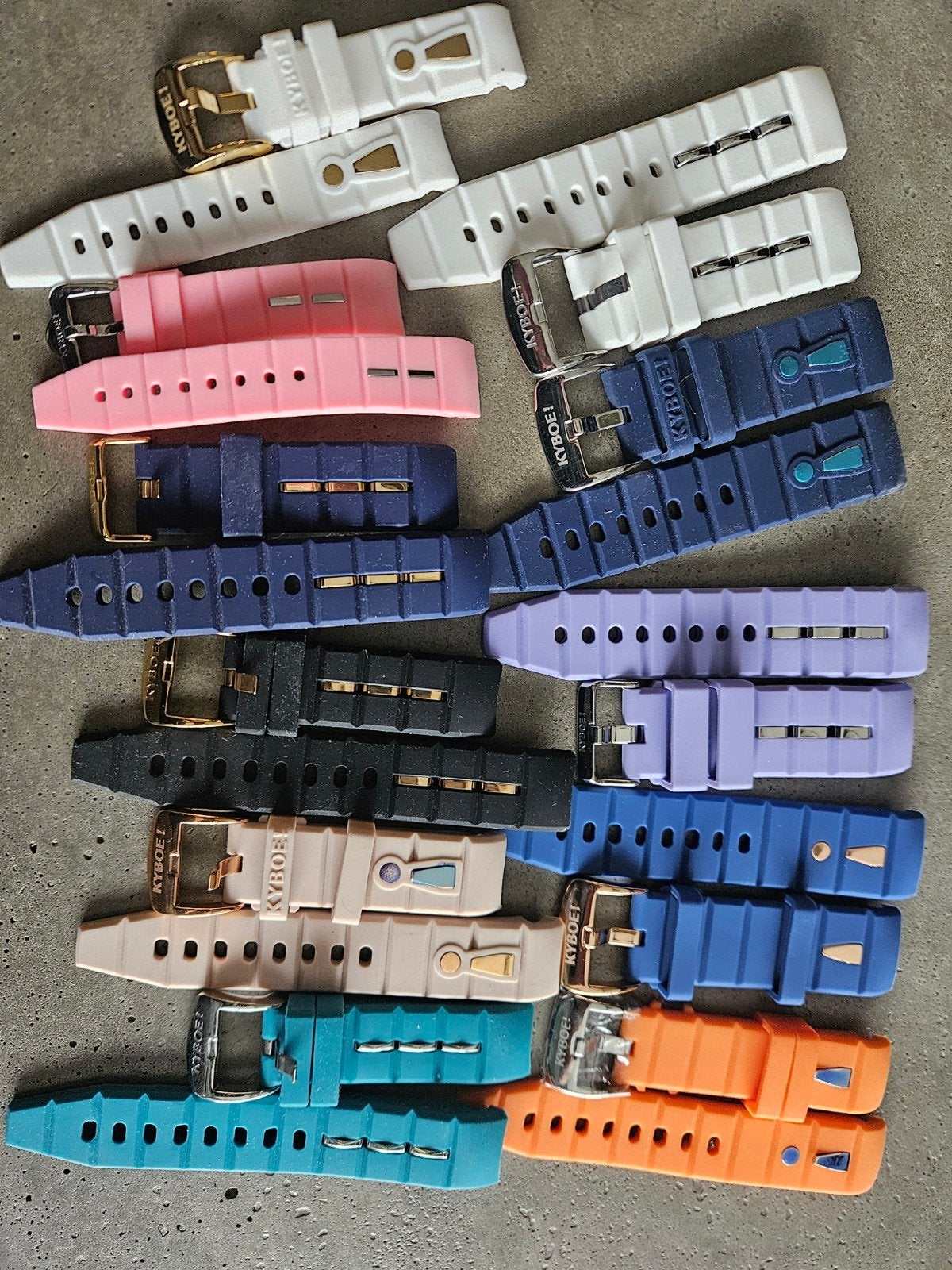 Kyboe horloge banden diverse maten, Verzenden, Nieuw