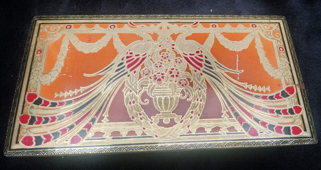 ART DECO blik met Pauwen RINGERS Bonbons Alkmaar, Ophalen of Verzenden, Gebruikt, Overige