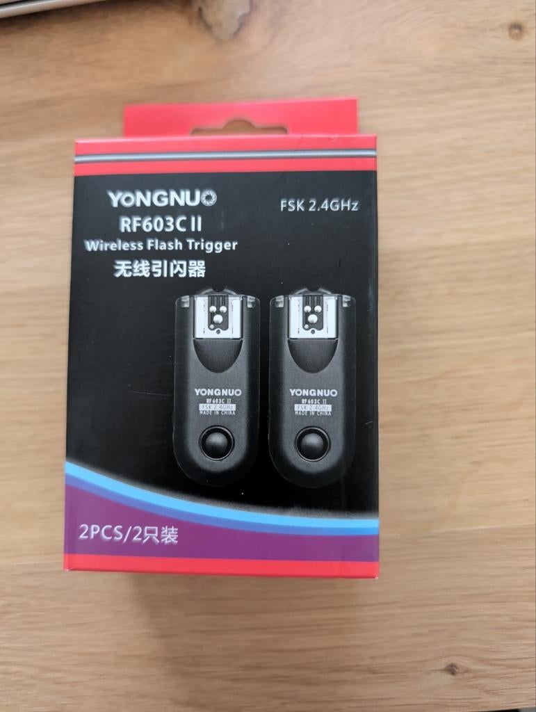 Yongnuo RF603C II Draadloze Flitser Trigger/Ontvanger, Ophalen of Verzenden, Nieuw, Overige merken