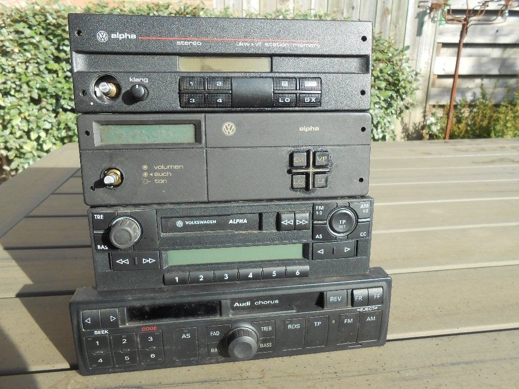 blaupunkt vw audi partij radios 4x, Ophalen of Verzenden, Gebruikt