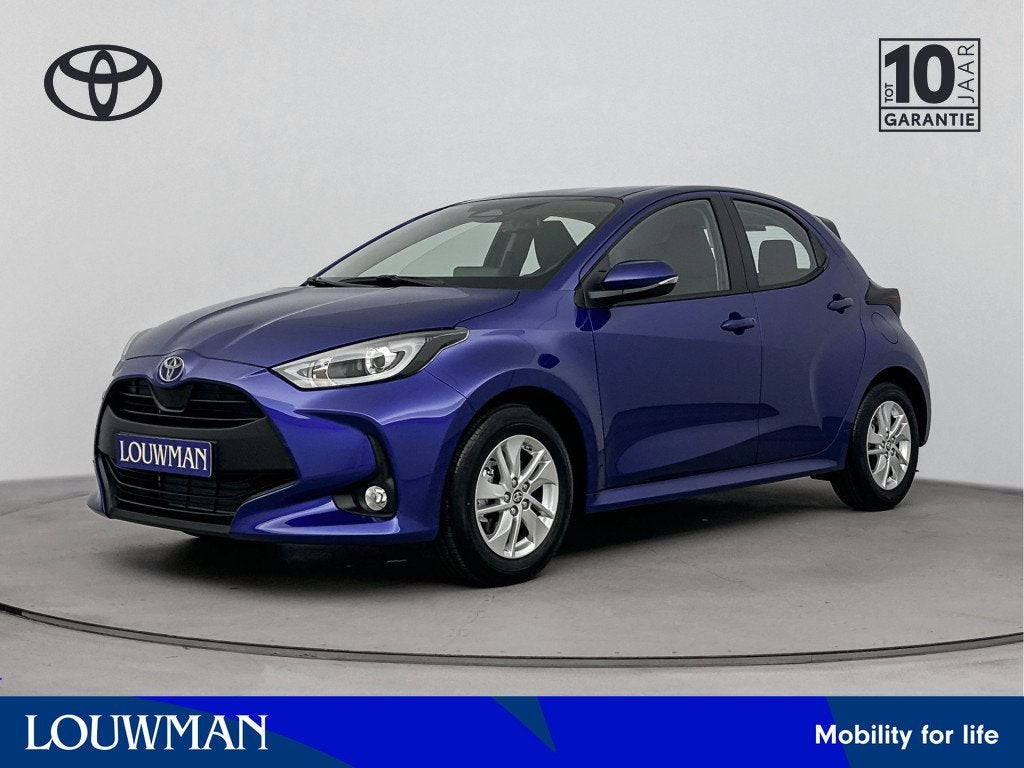 Toyota Yaris 1.5 Hybrid 115 Active | NIEUW & SNEL LEVERBAAR, 12 maanden, Stof, Zwart, Blauw