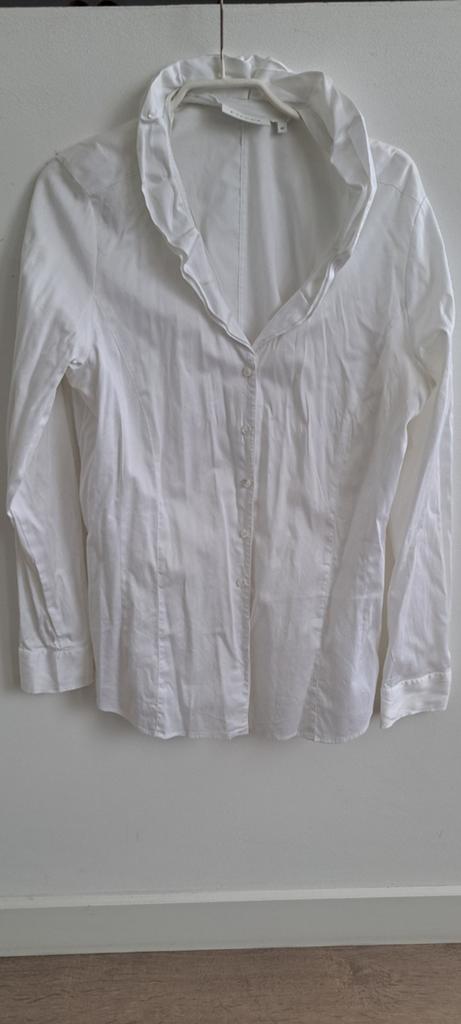 Eterna witte blouse maat 42, Wit, Maat 42/44 (L), Ophalen of Verzenden, Zo goed als nieuw