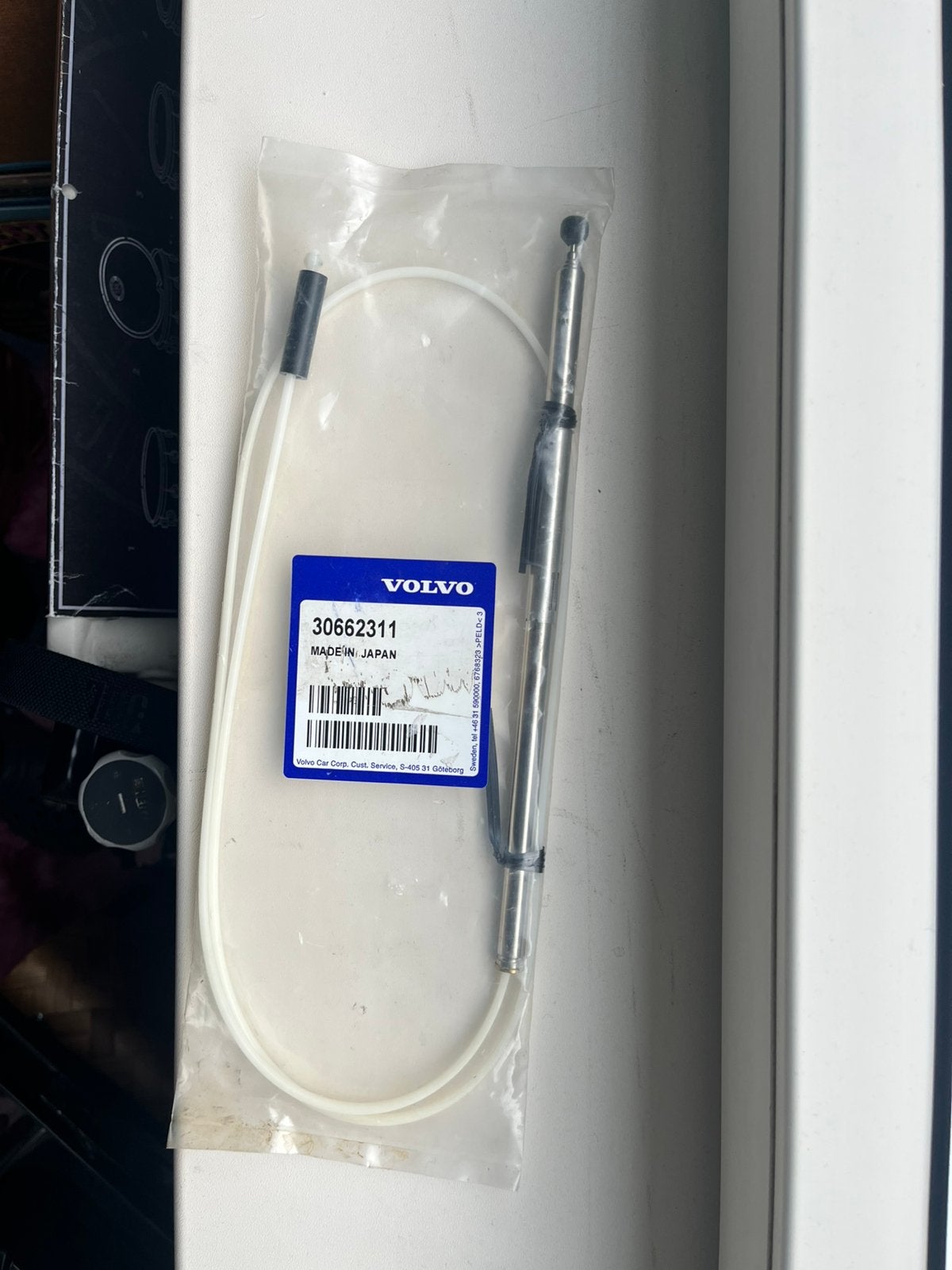 Originele Volvo S40 Elektrische Antennemast (Nieuw), Auto diversen, Ophalen of Verzenden, Zo goed als nieuw