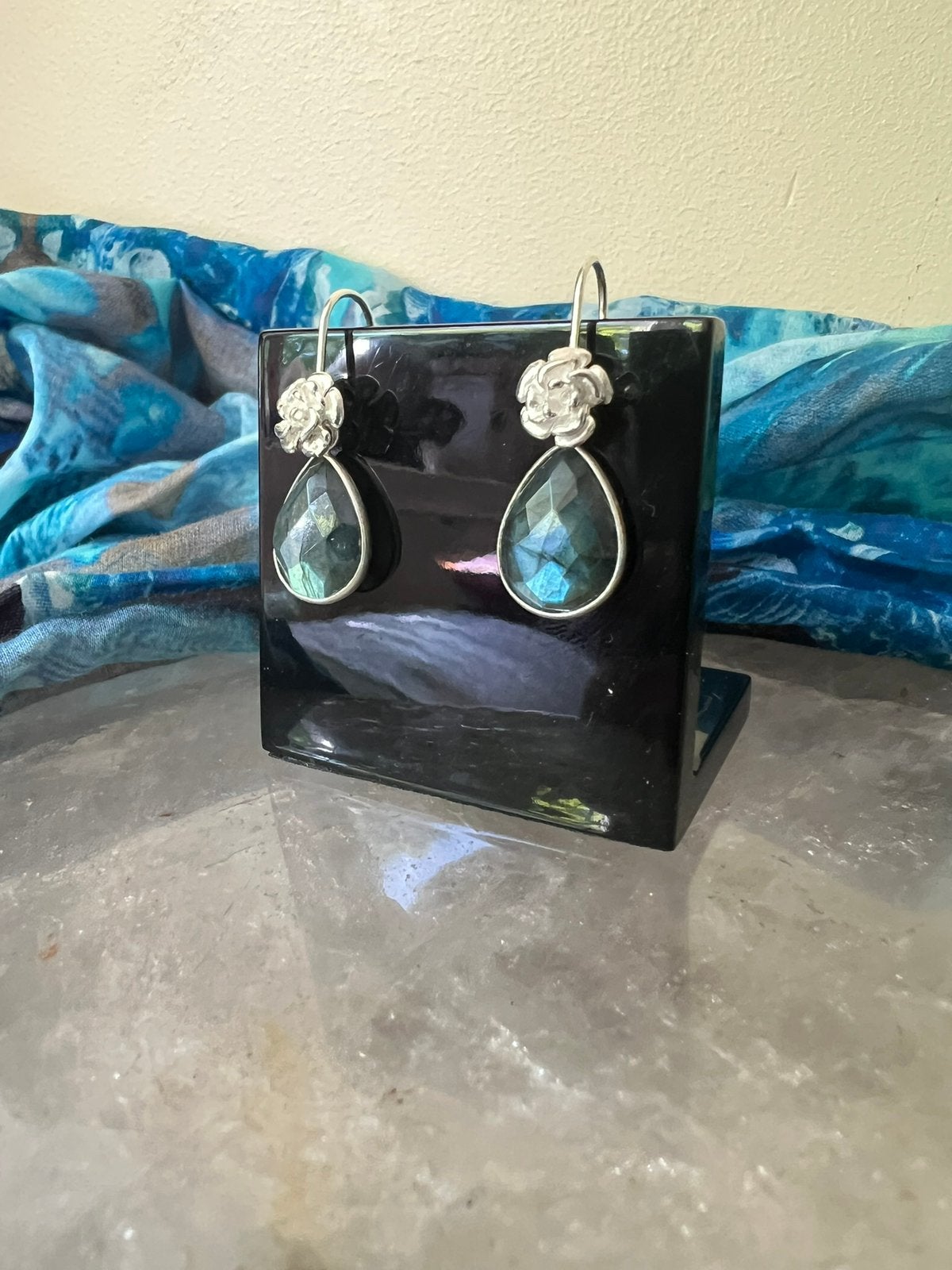 Labradoriet zilver beschermt aura straling uniek eyecatcher, Sieraden, Tassen en Uiterlijk, Ringen, Blauw, Nieuw, Ophalen of Verzenden