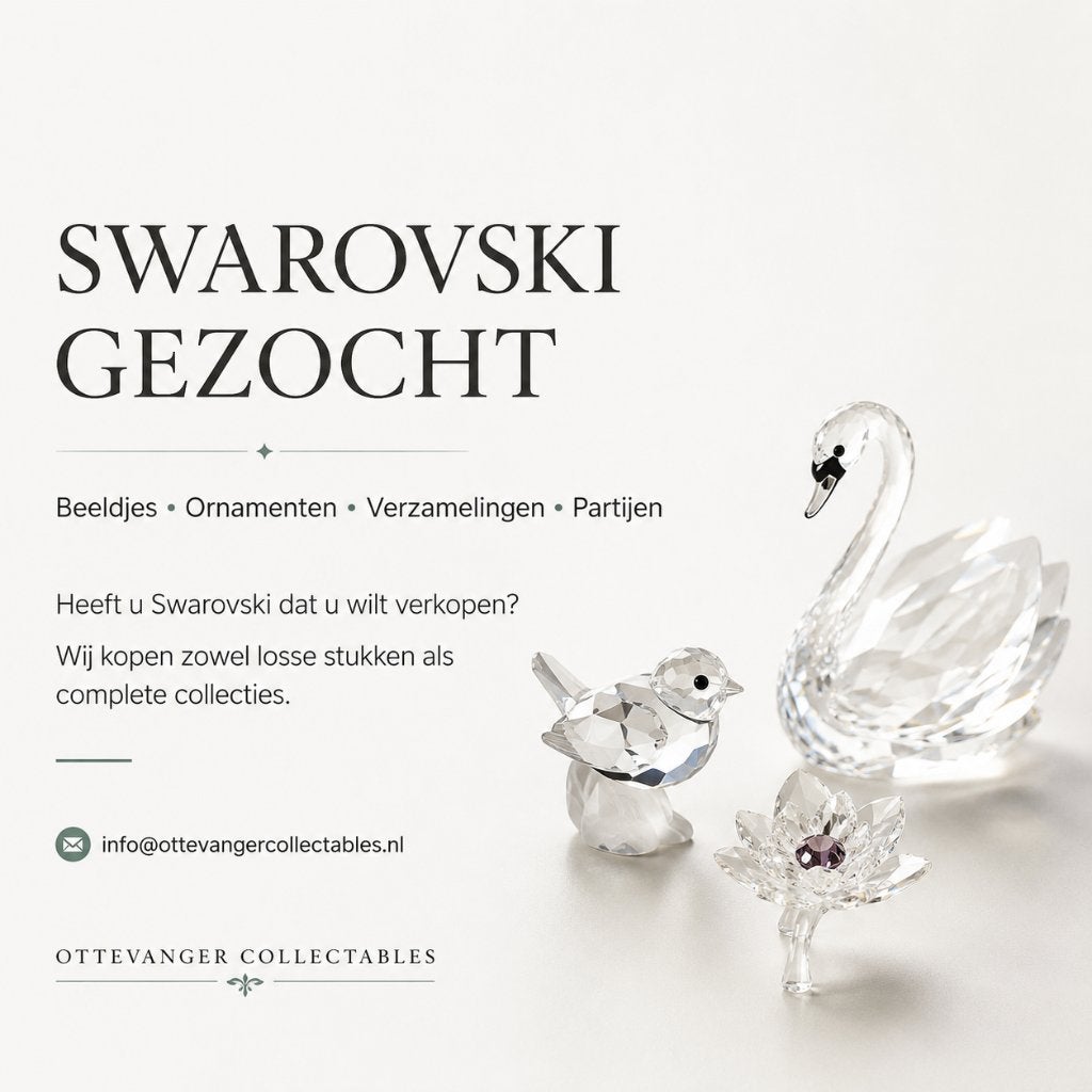 Gezocht: Swarovski beeldjes, verzamelingen en partijen., Ophalen of Verzenden, Zo goed als nieuw, Figuurtje