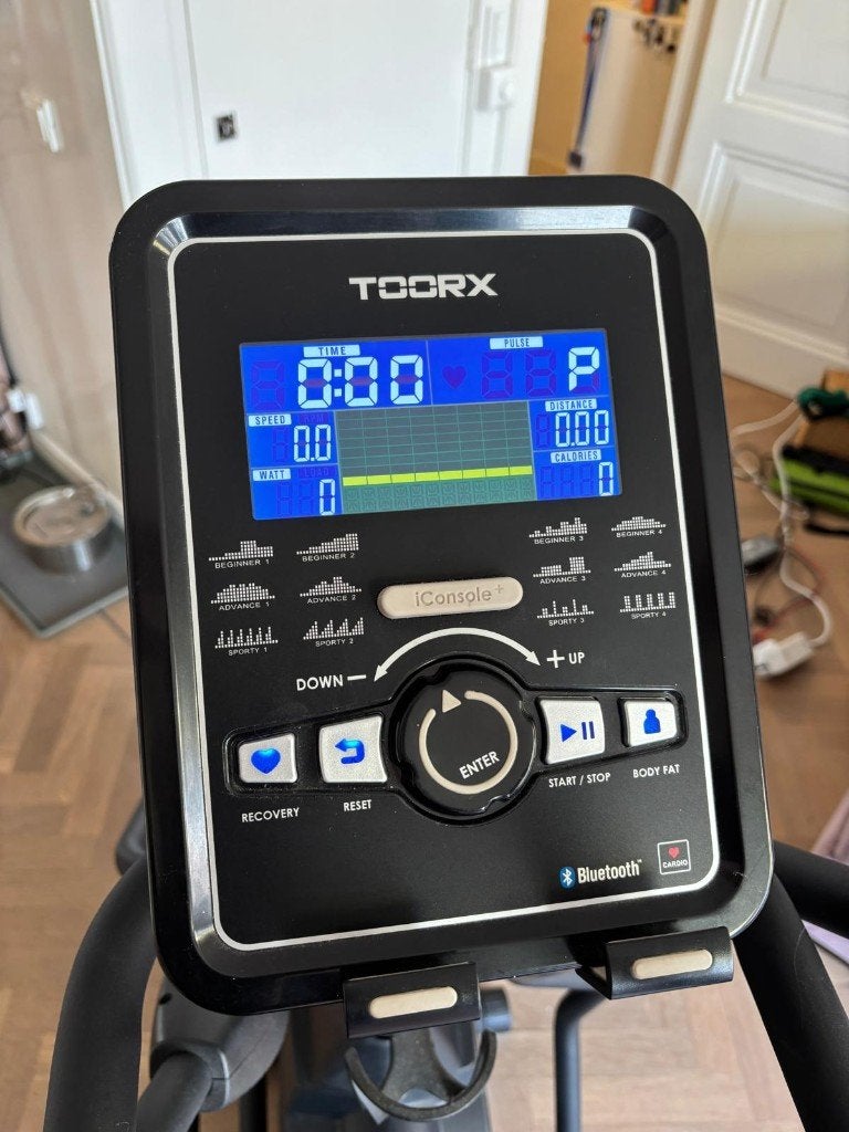 Toorx crosstrainer opklapbaar (ophalen via verhuislift), Ophalen, Zo goed als nieuw, Metaal, Crosstrainer