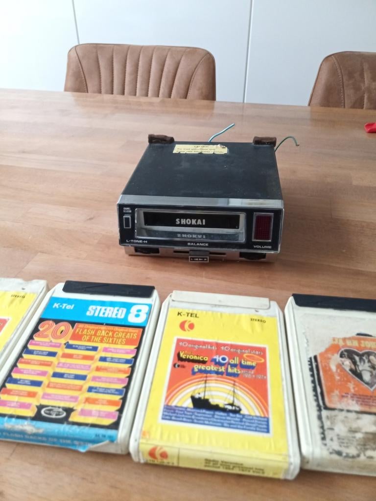 Shokai 707  L-Tone-H 8-Track autoradio

Dieptrack, Ophalen of Verzenden, Bandrecorder