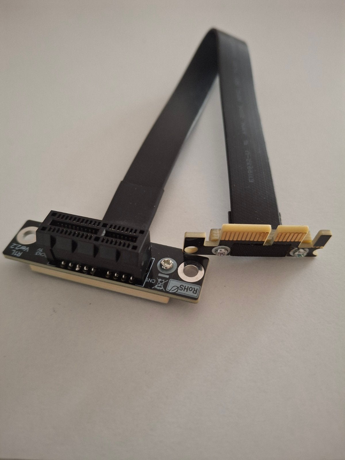 PCIe 3.0 1X-1X Male naar Female Riser Kabel 20cm, Ophalen of Verzenden, Nieuw