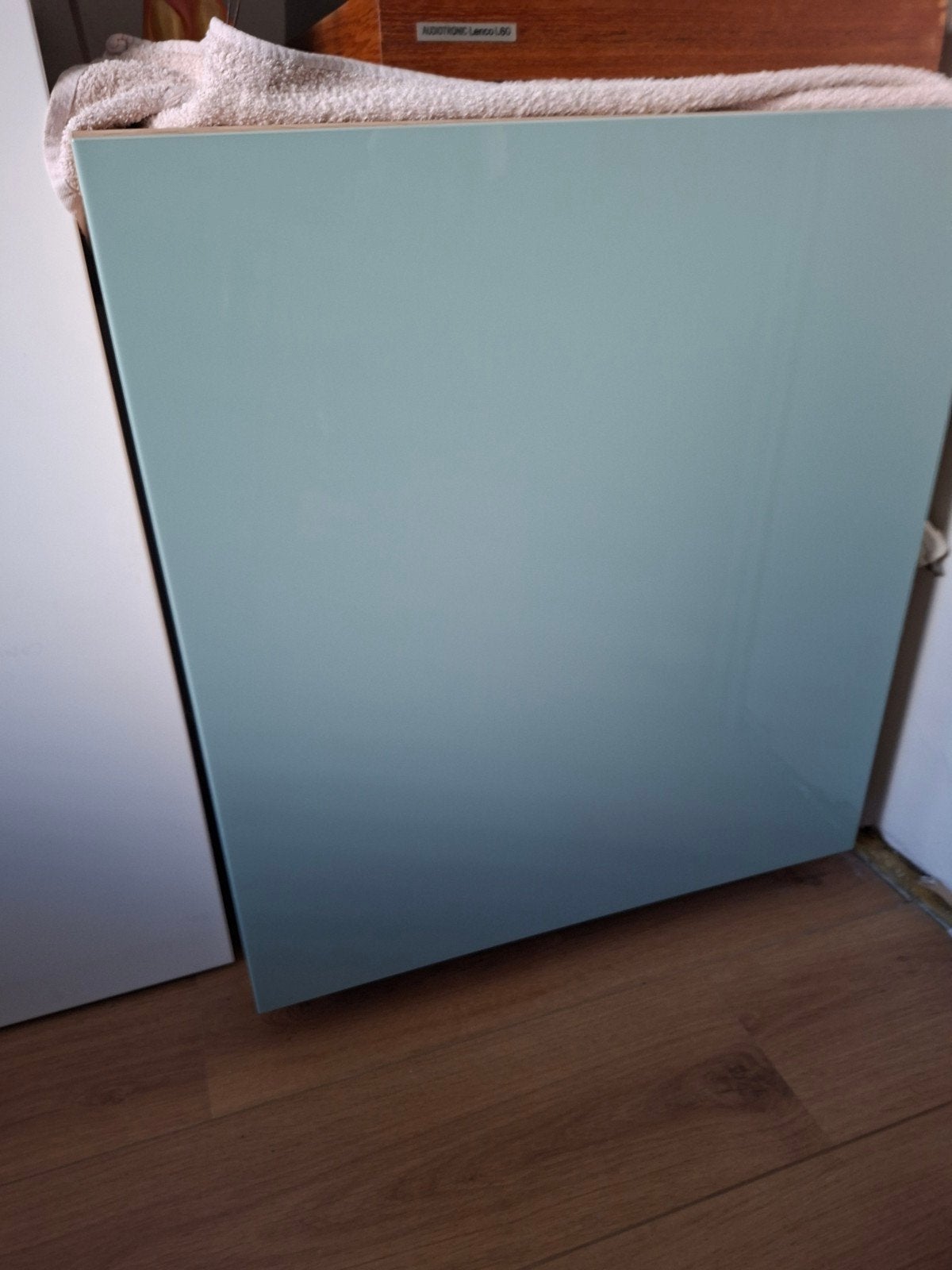 2 IKEA BESTA HJORTVIKEN Deuren, bleek grijsgroen, 60x64 cm, Ophalen, Gebruikt