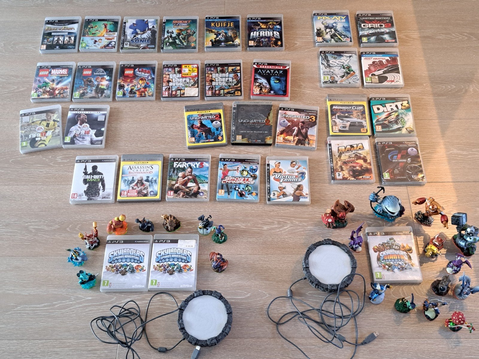 veel ps3 spellen - rayman legends en origins, sonic, etc, Avontuur en Actie, Gebruikt, 2 spelers, Ophalen of Verzenden