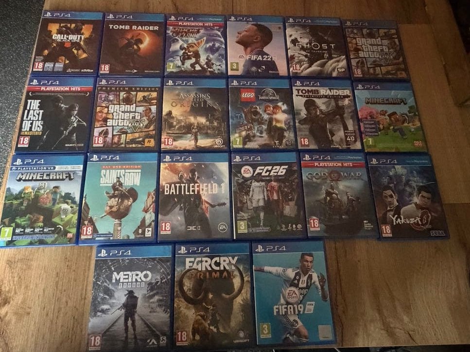Grote collectie PS4 spellen - Diverse genres, Ophalen of Verzenden, Met 1 controller, Original, Gebruikt