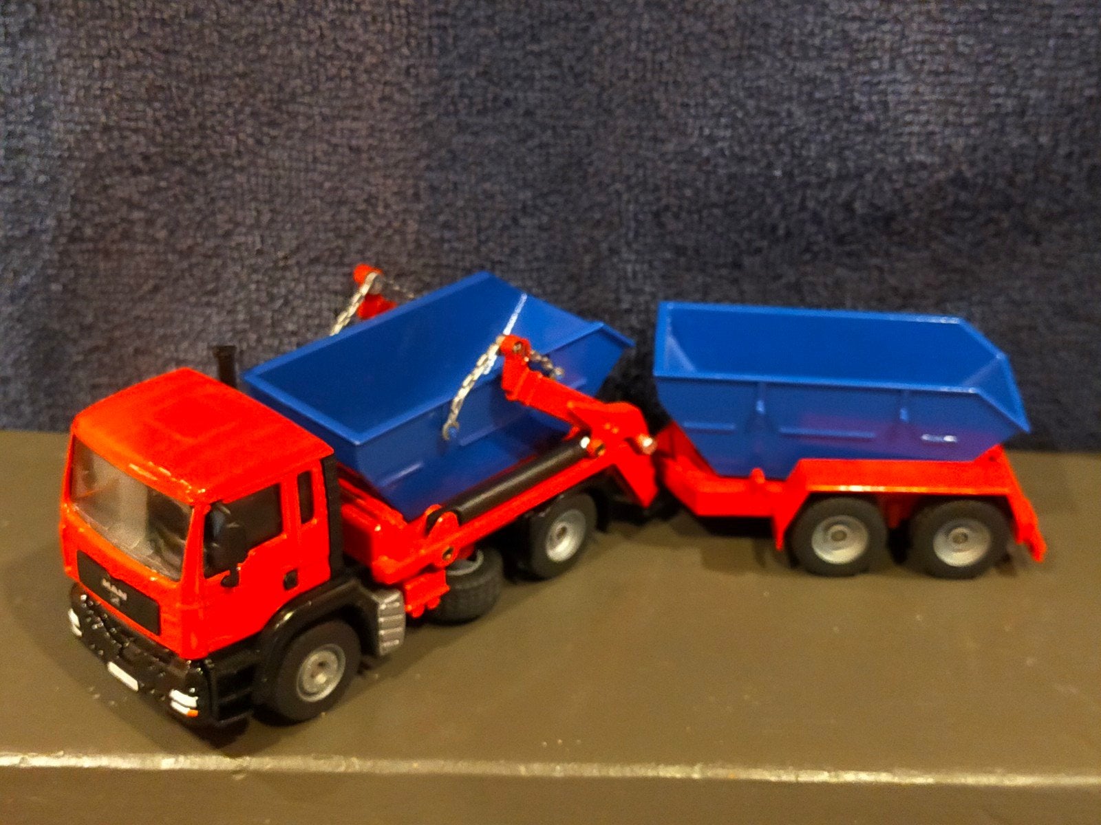 Siku 3523 MAN Portaalwagen met aanhanger en containers, Hobby en Vrije tijd, Ophalen of Verzenden, Nieuw, Bus of Vrachtwagen, SIKU