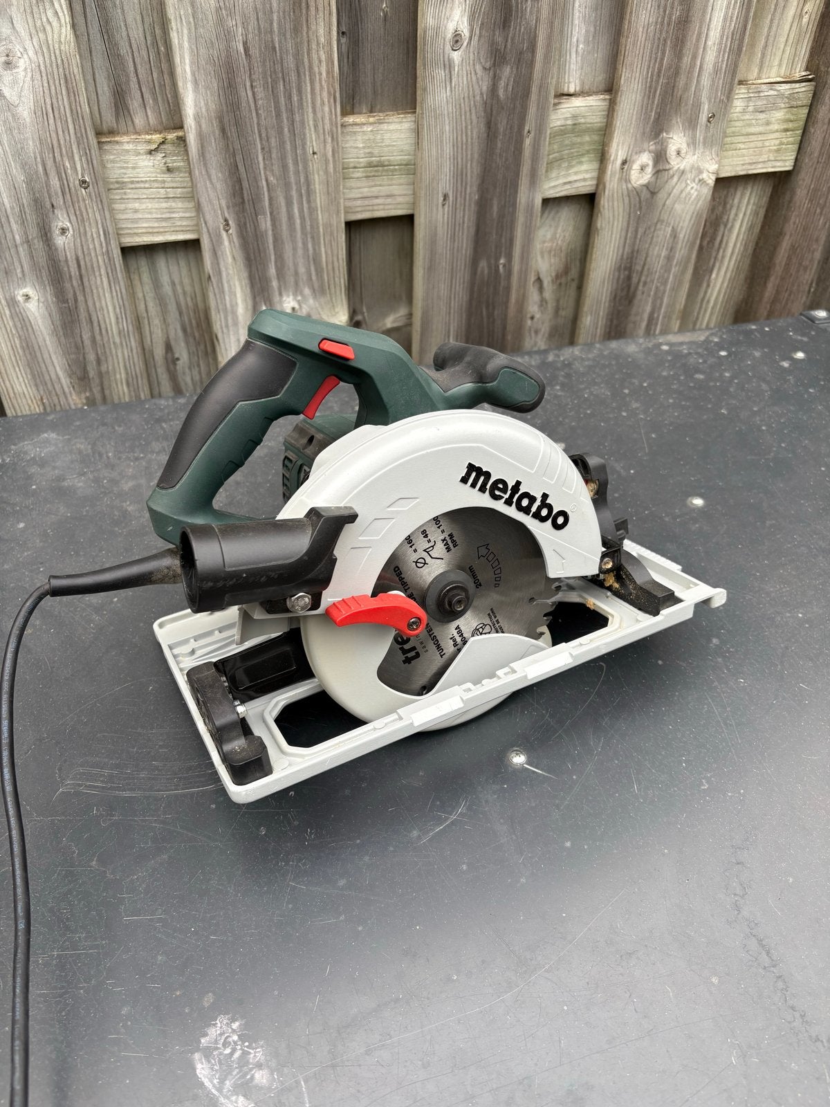 Metabo KS 55 Cirkelzaag met geleiderail, Ophalen, Gebruikt, Cirkelzaag, 600 tot 1200 watt