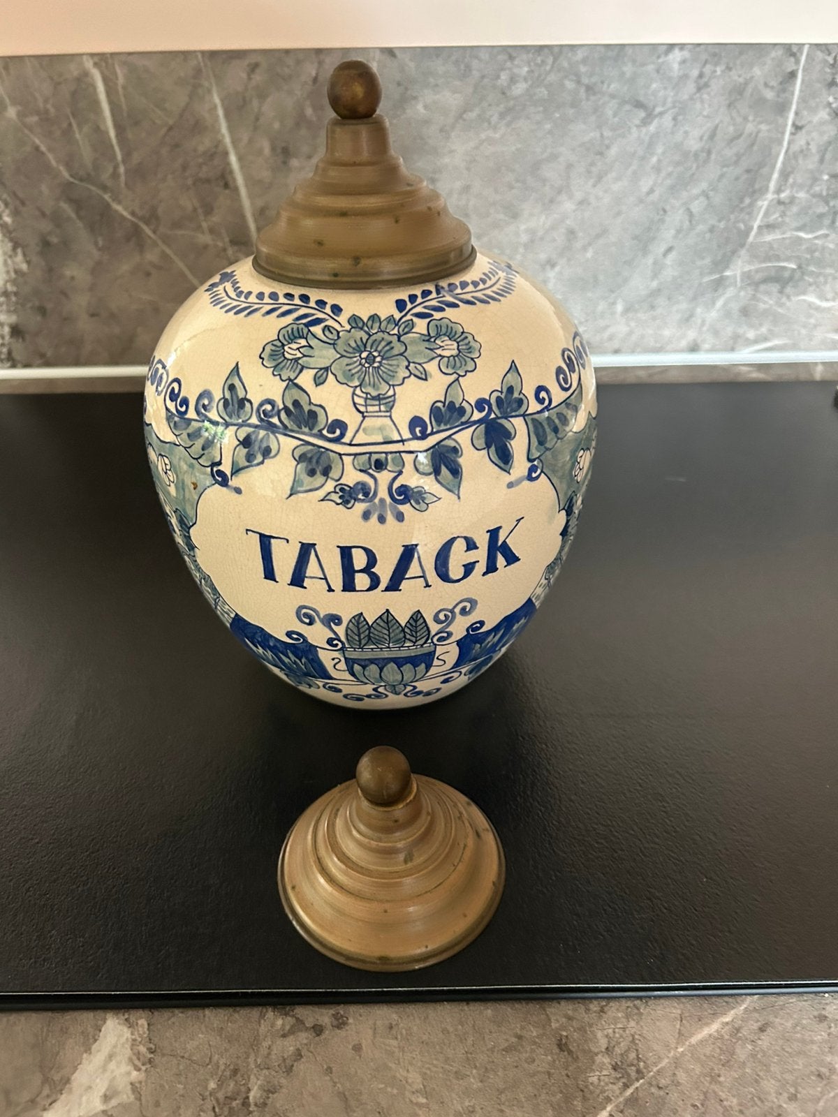 Antieke tabakspot, Antiek en Kunst, Ophalen of Verzenden