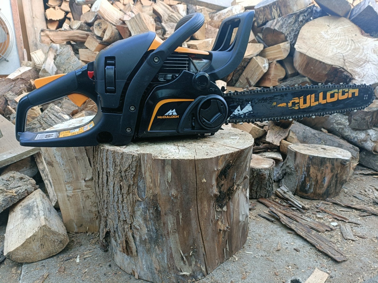 McCulloch CS 450 Elite Kettingzaag, Verzenden, 70 mm of meer, Zo goed als nieuw, 1200 watt of meer