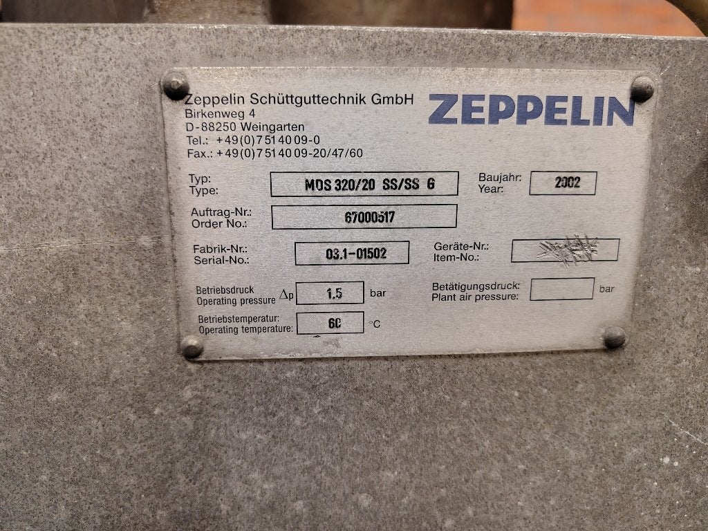 Zeppelin roterende doorblaassluis - nu nog voordeliger, Ophalen, Zeppelin, Info@zeppelin.be, Genk