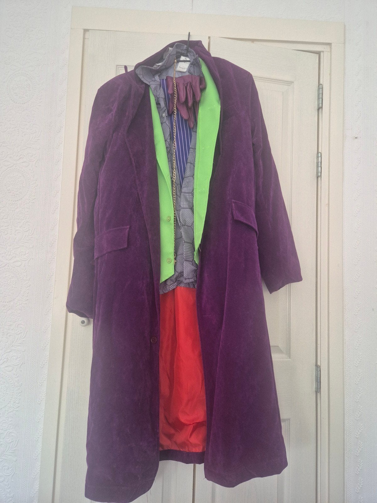 Officieel Joker kostuum The Dark Knight - Maat XL, Ophalen, Zo goed als nieuw, Pak of Jurk