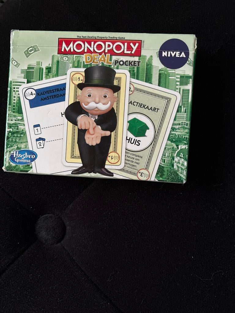 Monopoly Deal Pocket Kaartspel - Compact en Makkelijk Mee Te, Hobby en Vrije tijd, Gezelschapsspellen | Bordspellen, Drie of vier spelers