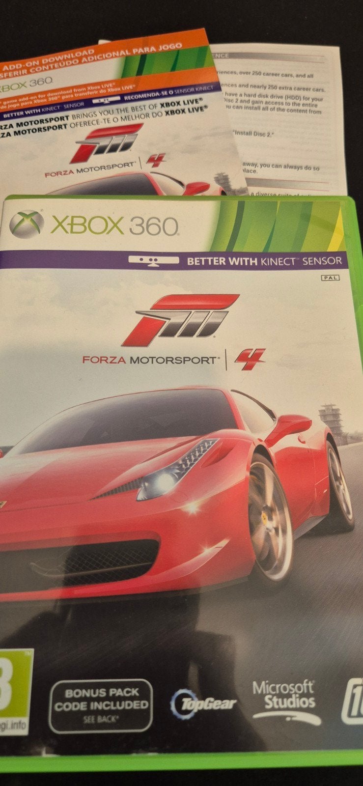 Forza Motorsport 4 Xbox 360 - Racegame met Kinect support, Online, Gebruikt, Racen en Vliegen, Ophalen of Verzenden