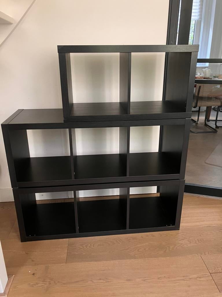 Kallax Ikea kastjes 3 stuks, Ophalen of Verzenden, Zo goed als nieuw, Minder dan 150 cm, Minder dan 100 cm