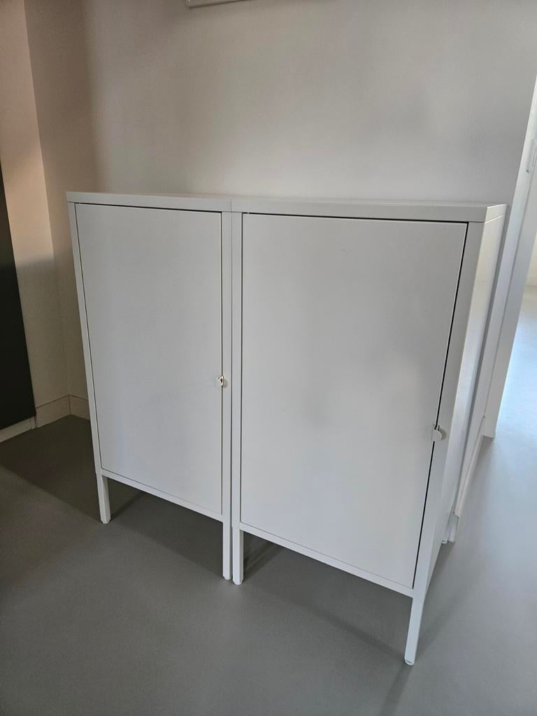 2x IKEA Hallan kast wit, Ophalen, Overige materialen, Gebruikt, 100 tot 150 cm