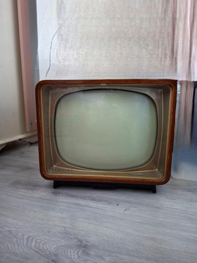 Vintage Philips Televisie - Jaren '50/'60 Decoratie, Antiek en Kunst, Ophalen
