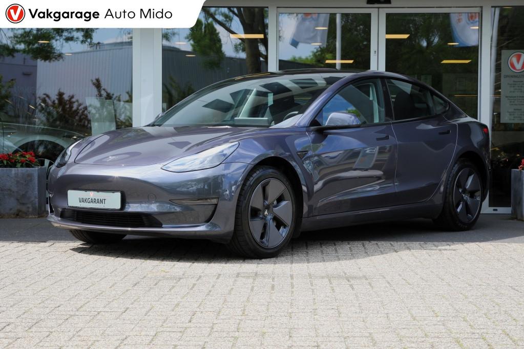 Tesla Model 3 Long Range RWD | BTW auto | 1e eigenaar, 12 maanden, 0 cilinders, Gebruikt, Zwart