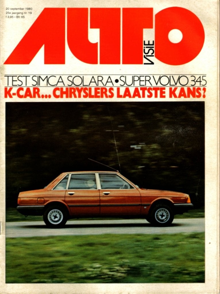 Autovisie test Simca Solara September 1980, Ophalen of Verzenden, Gelezen, Overige merken