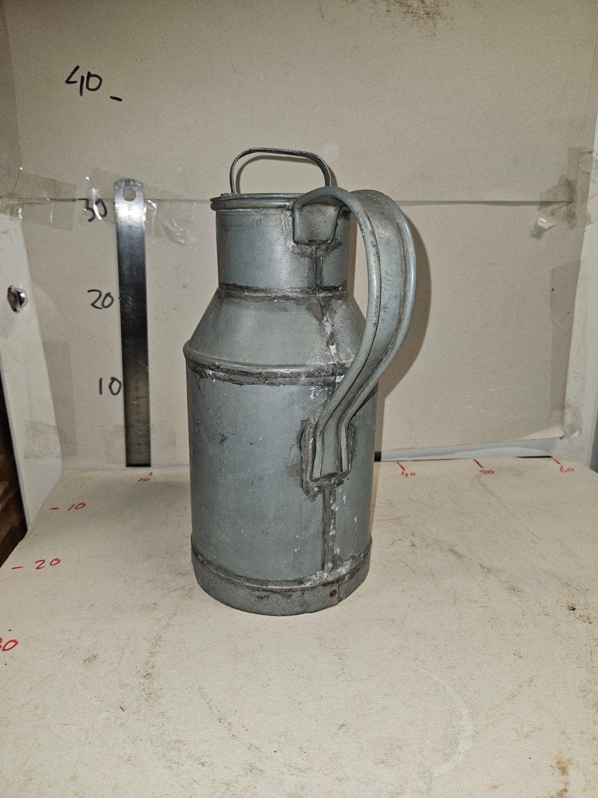 Antieke zinken melkbus/oliekan, Ophalen of Verzenden