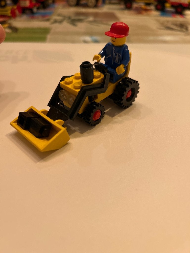 LEGO Legoland 6603 Loader met Minifiguur en Instructies, Lego, Ophalen of Verzenden, Zo goed als nieuw, Complete set