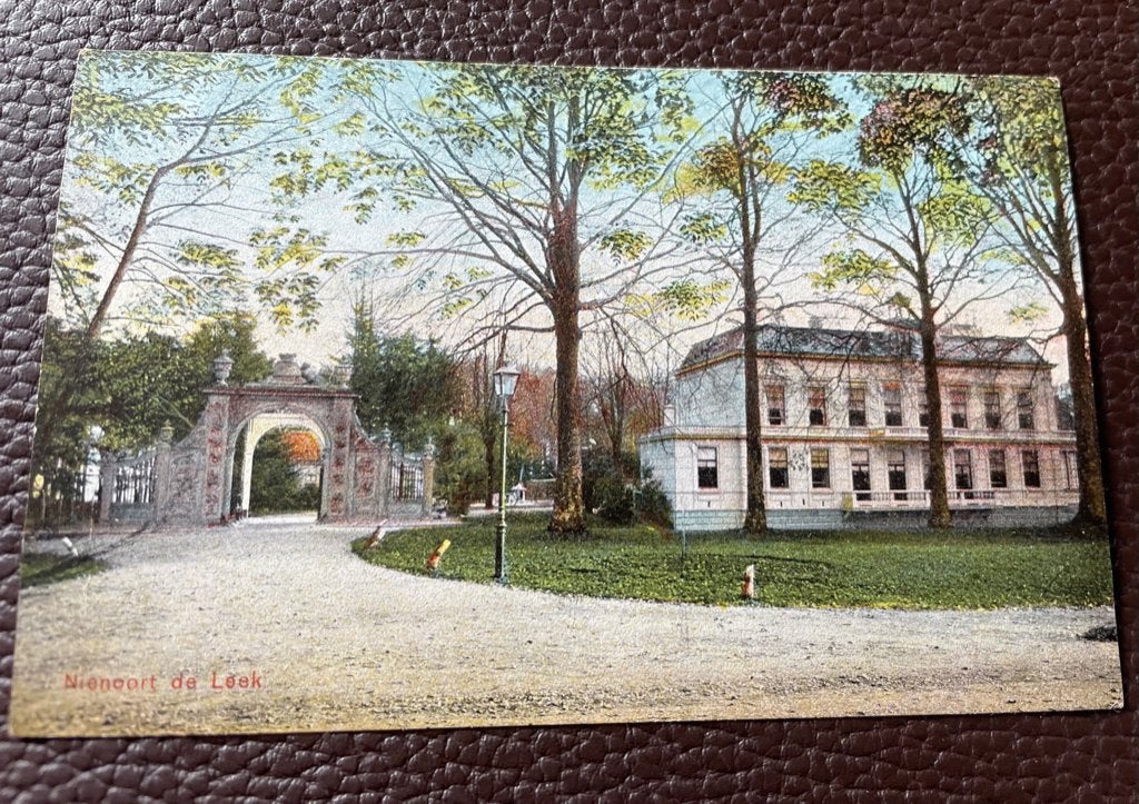 ansichtkaart van Leek ; Nienoort / Nienoord., Verzenden, 1920 tot 1940