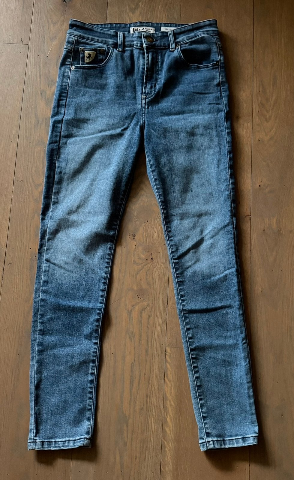 Lois jeans high rise skinny mt 30/32 (vrpr incl vzk in NL), Kleding | Dames, Ophalen of Verzenden, Zo goed als nieuw, Blauw, W30 - W32 (confectie 38/40)