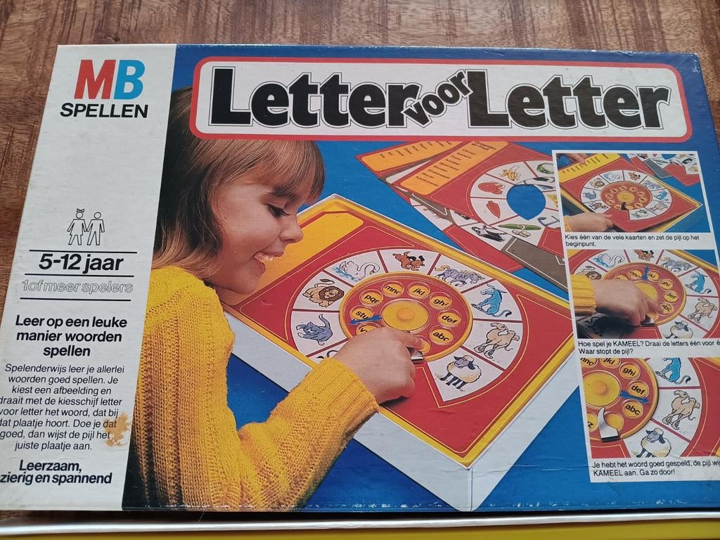 Letter voor letter spel, Kinderen en Baby's, Ophalen of Verzenden, Gebruikt, Taal en Lezen