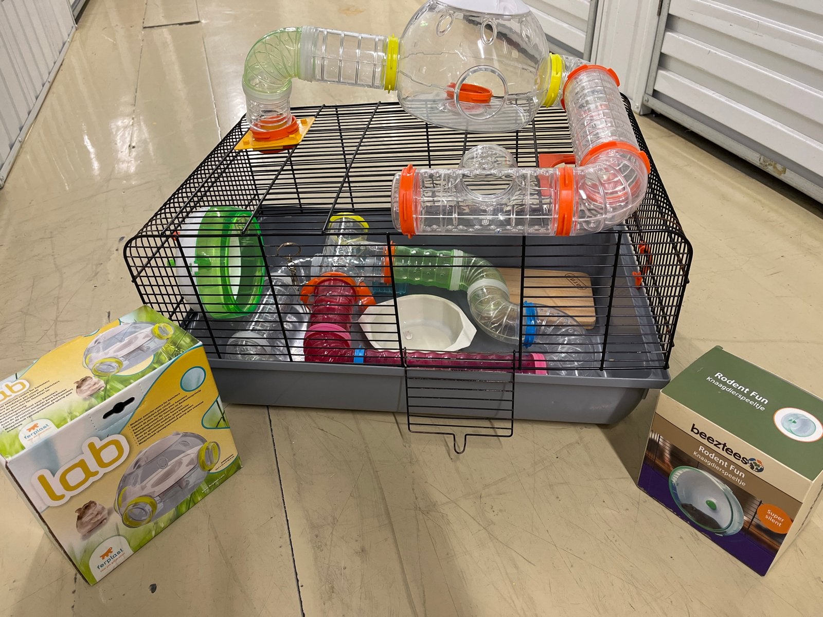Grote hamsterkooi, Ophalen, Gebruikt, 60 tot 90 cm, Ren
