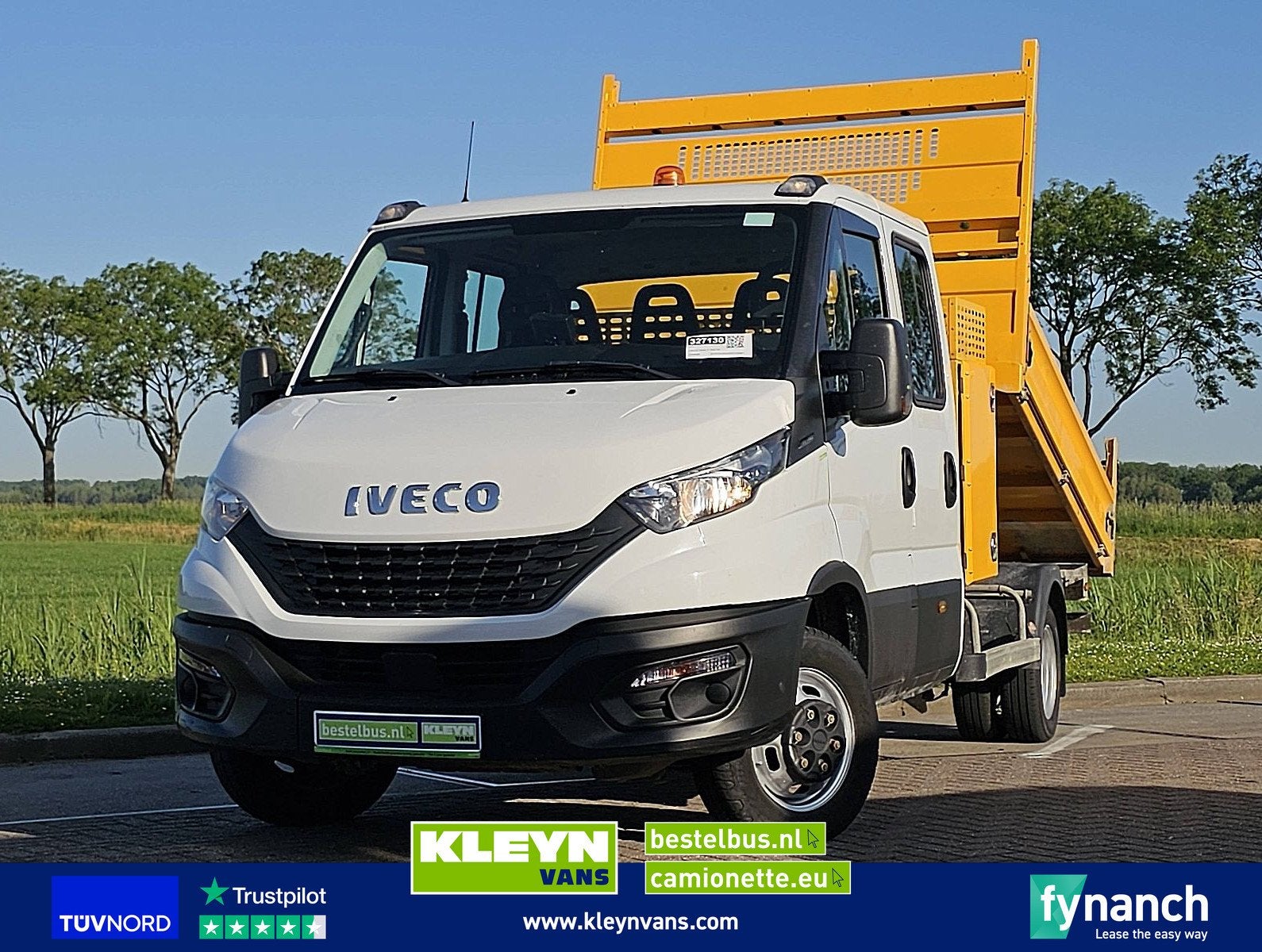 IVECO DAILY 35C14 dubbele cabine ac!, 136 pk, Gebruikt, Euro 6, Overige kleuren