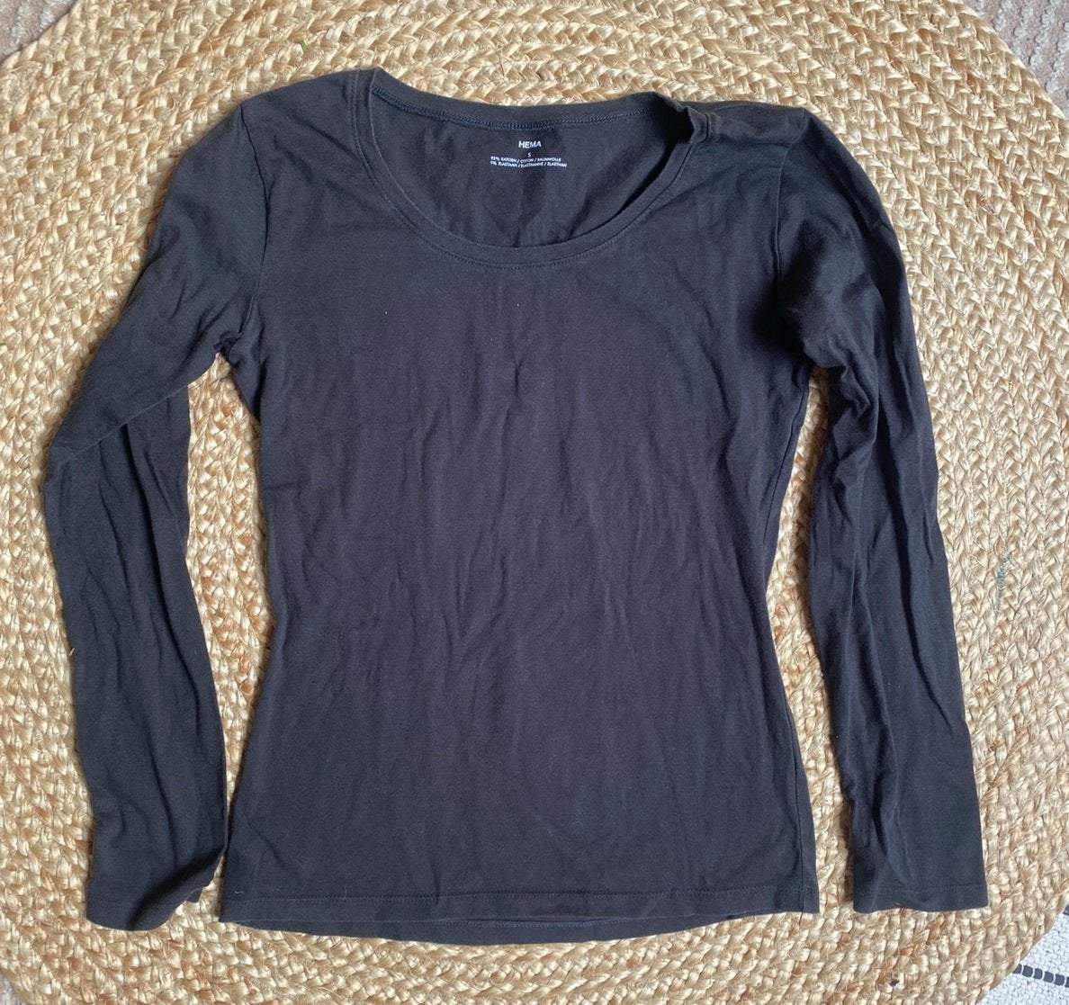 Longsleeve HEMA maat S, Ophalen of Verzenden, Zo goed als nieuw, Lange mouw, Maat 36 (S)