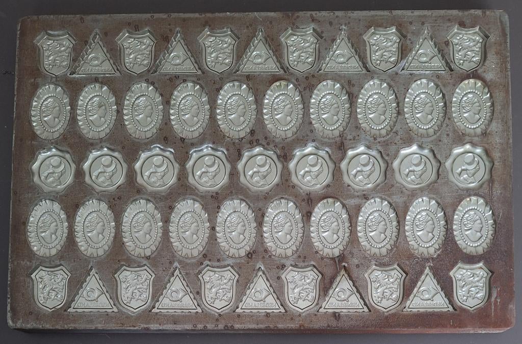 Nederland - Adel - Chocolademal / chocoladevorm - 32, Antiek en Kunst, Ophalen of Verzenden