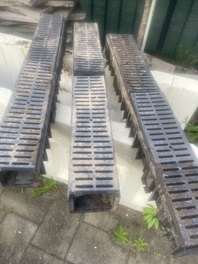 Afvoer goot tuin, Ophalen, Afvoer, Gebruikt, Pvc
