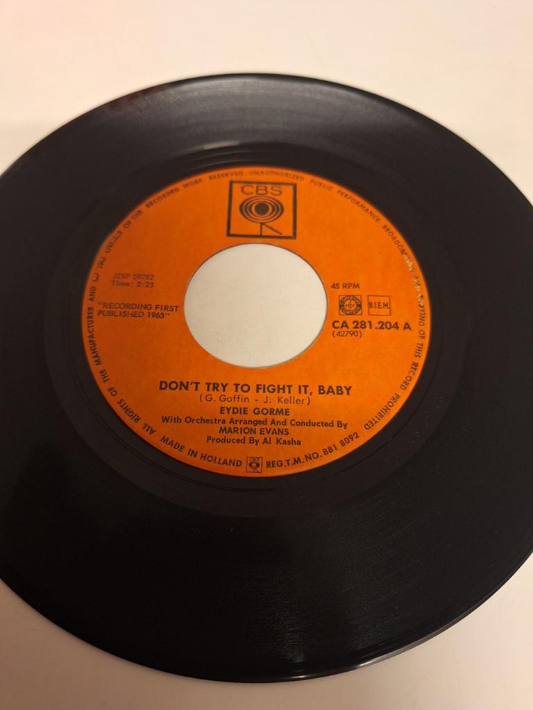 Eydie Gorme - Don't try to fight it, Baby, 1963., Verzenden, 7 inch