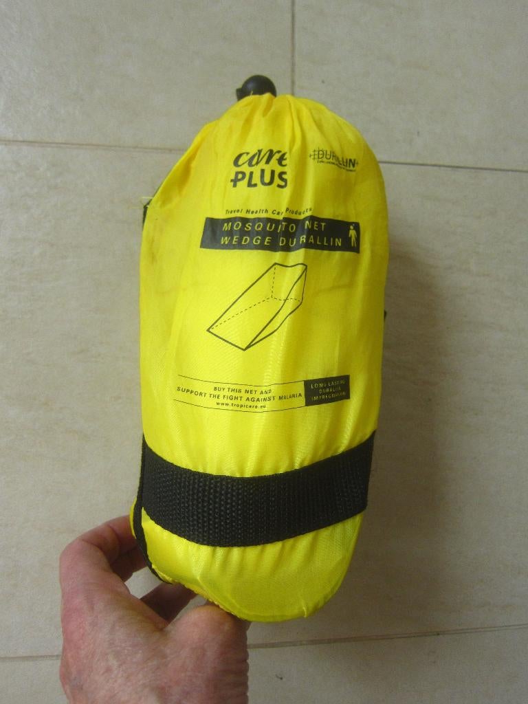 Care Plus Klamboe Wedge Durallin Geïmpregneerd Wit Polyester, Ophalen of Verzenden, Zo goed als nieuw