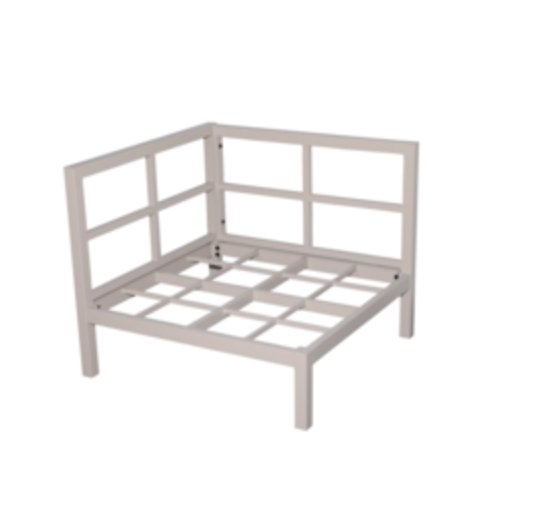 (Pallet) loungeset tuin Karwei/Dune aluminium, Loungeset, Bank, Ophalen, 2 zitplaatsen